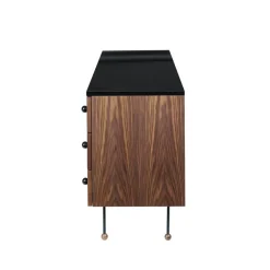 GUBI 62 Dresser ladekast, american walnut, 6 lades< Ladekasten & Ladeblokken