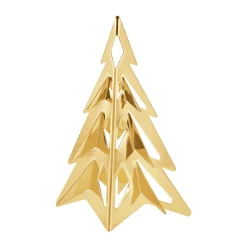 Georg Jensen 2024 tafelkerstboom S, Verguld< Kerstdecoraties