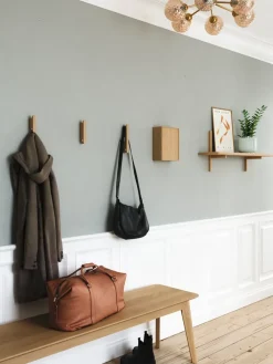 Andersen Furniture A Light Shelf wandrek 90x21x35 cm, Oak< Planken & Planksystemen