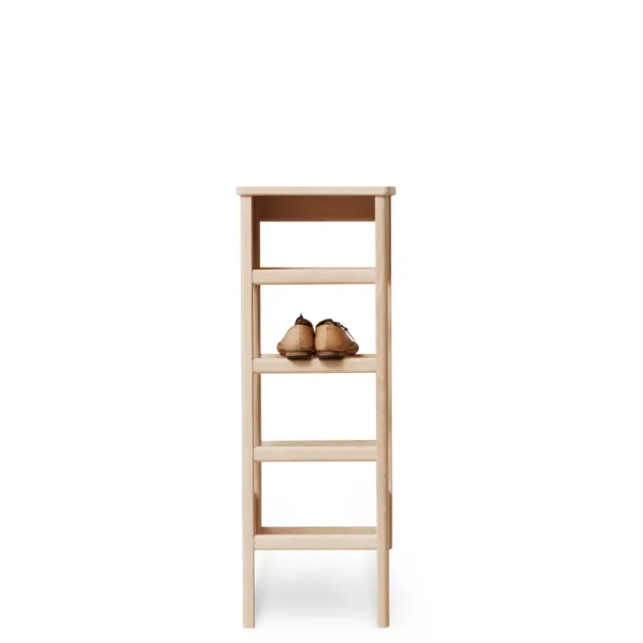 Form & Refine A Line schoenenrek 35x100 cm, Wit eiken< Schoenenrekken
