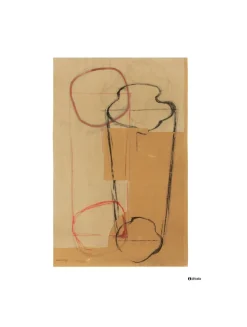 Iittala Aalto art Sketch brown poster, 50x70 cm< Posters