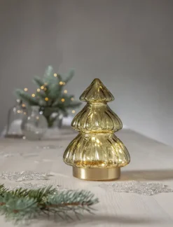 Star Trading Abete tafelornament kerstverlichting 18 cm, Groen< Kerstdecoraties