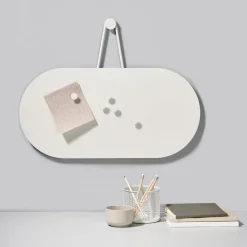 Zone Denmark A-Bulletin Board prikbord, soft grey, magneten inbegrepen< Prikborden