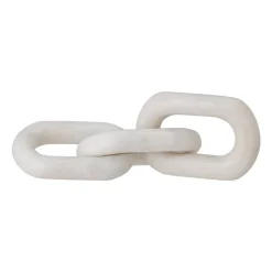 Bloomingville Adee decoratie 13 cm, Wit< Decoratieve Accessoires