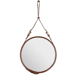 GUBI Adnet Circulaire spiegel S, bruin< Ronde Spiegels|Wandspiegels