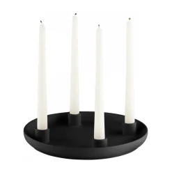 Blomus ADVENT kandelaar Ø27 cm, Black< Adventskandelaars & -Kaarsen