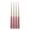 Scandi Essentials Affinity dinerkaars tweekleurig 4-pack 32cm, Beige-red< Kaarsen