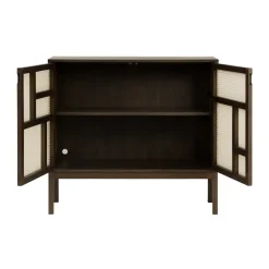 Design House Stockholm Air dressoir, Donker eiken, 120x110 cm, met poten< Kasten & Vitrines
