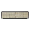Design House Stockholm Air dressoir low, zwart, rotan< Tv- & Mediameubels|Ladekasten & Dressoirs