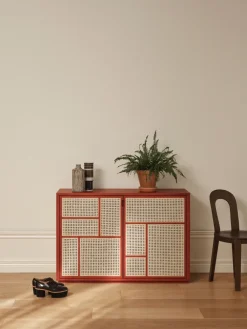 Design House Stockholm Air dressoir, Rood< Kasten & Vitrines