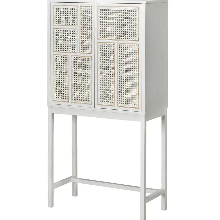 Design House Stockholm Air vitrinekast, Wit, rotan< Kasten & Vitrines