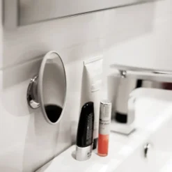 Bosign AirMirror make-up spiegel x15 afneembaar met zuignap, Ø11,2 cm< Tafelspiegels
