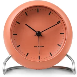 Arne Jacobsen Clocks AJ City Hall tafel klok, Pale orange< Tafelklokken