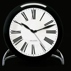 Arne Jacobsen Clocks AJ Roman tafel klok, zwart< Tafelklokken