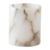 Tell Me More Alabaster sfeerlicht, Wit-beige, M 14 cm< Kaarsenhouders & Kaarsenborden