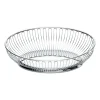 Alessi draadmand ovaal 20x28 cm, Roestvrij staal< Opbergmanden