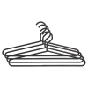 SMD Design Alfred kledinghanger, antraciet, 4-pack< Kapstokken & Hangrekken|Haken & Hangers