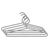 SMD Design Alfred kledinghanger, lichtgrijs, 4-pack< Haken & Hangers|Kapstokken & Hangrekken
