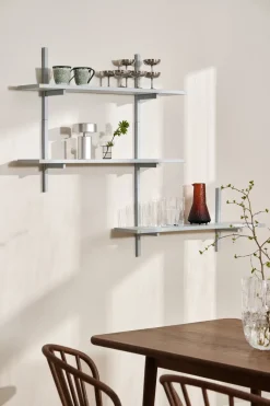 Andersen Furniture A-Light Shelf wandplank Special Edition, Grey blue 90x21x35 cm< Planken & Planksystemen