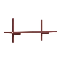 Andersen Furniture A-Light Shelf wandplank Special Edition, Wine red 90x21x35 cm< Planken & Planksystemen