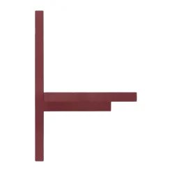 Andersen Furniture A-Light Shelf wandplank Special Edition, Wine red 90x21x35 cm< Planken & Planksystemen