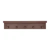 Scandi Living Alley knopplist met plank, Bordeaux< Haken & Hangers
