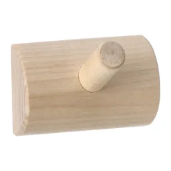 1898 Allsarp kapstokje 1 knop, Berken< Haken & Hangers