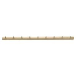 1898 Allsarp kapstokje 9 knoppen, Berken< Haken & Hangers