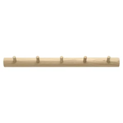 1898 Allsarp kapstokje 5 knoppen, Eikenhout< Haken & Hangers