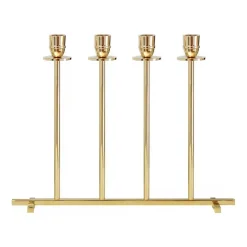 Hilke Collection Alto kandelaar, Massief messing< Adventskandelaars & -Kaarsen