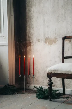 Hilke Collection Alto kandelaar, Vernikkeld messing< Adventskandelaars & -Kaarsen