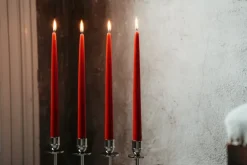 Hilke Collection Alto kandelaar, Vernikkeld messing< Adventskandelaars & -Kaarsen