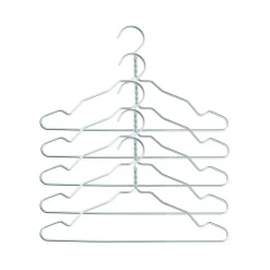 Nomess Copenhagen Alu kleerhanger 5-pack, zilver< Kapstokken & Hangrekken|Haken & Hangers