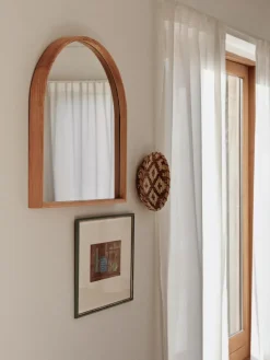 Broste Copenhagen Alva spiegel 62x68 cm, Eikenhout< Wandspiegels