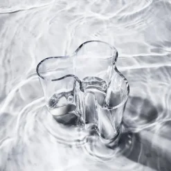 Iittala Alvar Aalto duo vaas, helder< Vazen