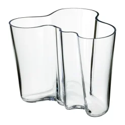Iittala Alvar Aalto vaas helder, 160 mm.< Vazen