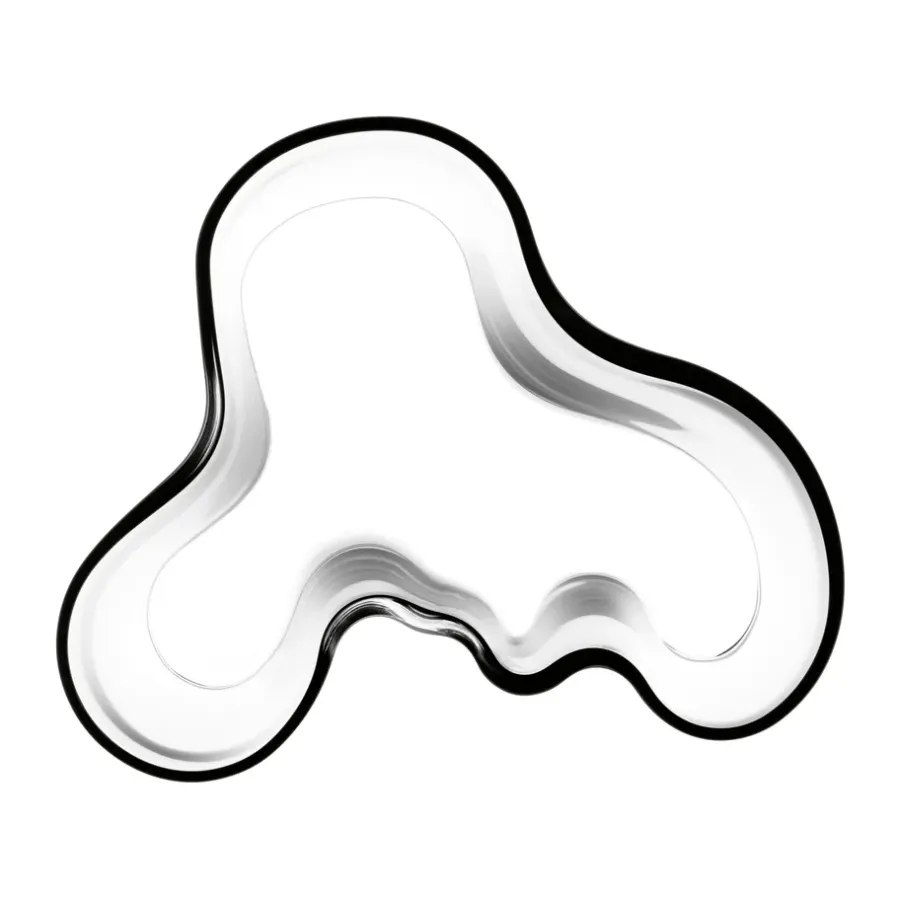 Iittala Alvar Aalto vaas helder, 160 mm.< Vazen