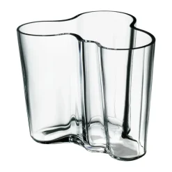 Iittala Alvar Aalto vaas helder, 95 mm.< Vazen