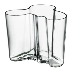 Iittala Alvar Aalto vaas helder, 120 mm.< Vazen