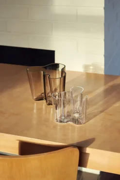 Iittala Alvar Aalto vaas helder, 120 mm.< Vazen