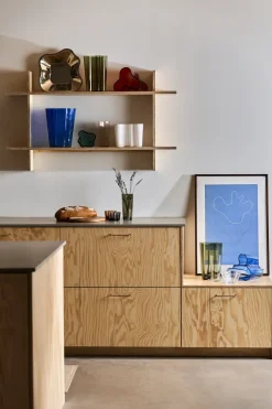 Iittala Alvar Aalto vaas mosgroen, 251 mm.< Vazen