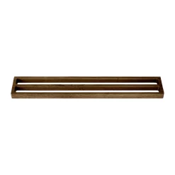 Andersen Furniture Andersen handdoekstang dubbel 73,5 cm, Dark Stain Matt Lacquer Ash< Handdoekenrekken & -Ringen