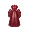 Broste Copenhagen Angel sculpture kaars 14 cm, Burgundy< Kaarsen