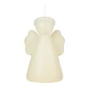 Broste Copenhagen Angel sculpture kaars 14 cm, Off white< Kaarsen