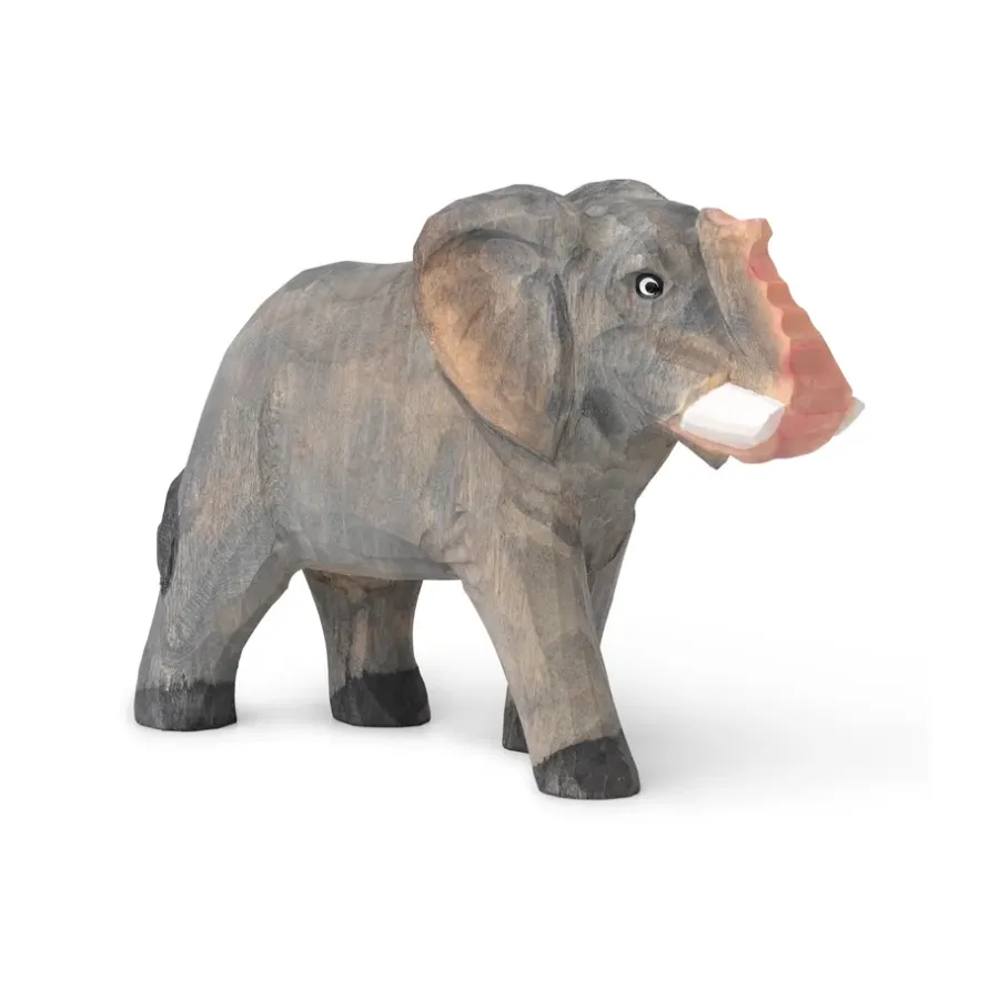 Ferm Living Animal houten decoratie, Elephant< Kinderkamer Interieuraccessoires|Kinderkamer Interieuraccessoires