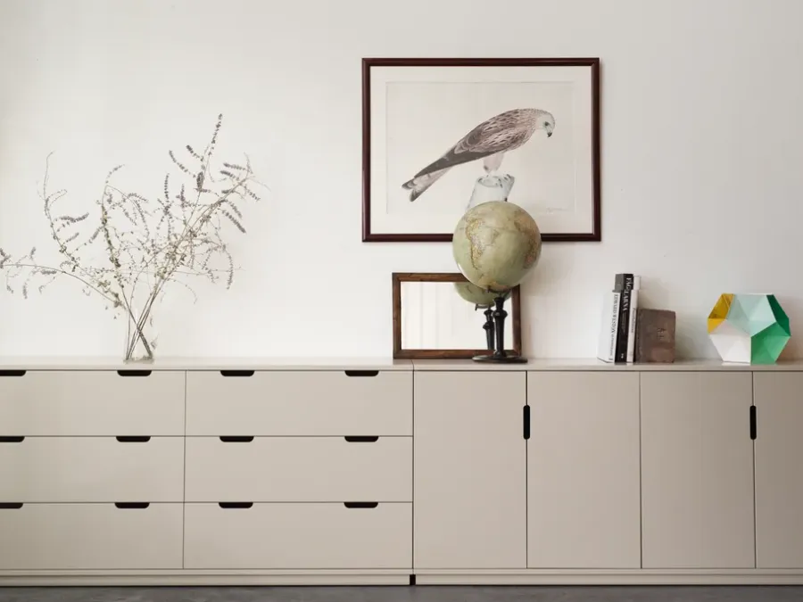 Mavis Aoko dressoir 77x160 cm, Beige< Ladekasten & Dressoirs