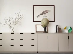 Mavis Aoko ladekast dubbel 6 lades, Beige< Ladekasten & Ladeblokken