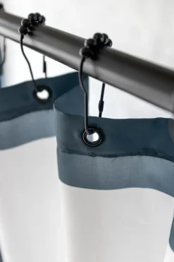 Mette Ditmer Aqua haken voor douchegordijn 10-pack, Zwart< Douchegordijnen
