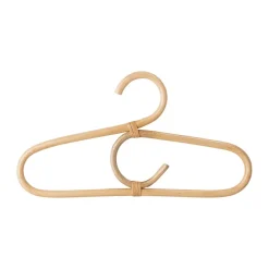 Bloomingville Aranya kleerhanger rotan 17x30 cm, Natuur< Kapstokken & Hangrekken|Haken & Hangers