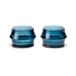Holmegaard Arc waxinelichthouder 5 cm 2-pack, Donkerblå< Kaarsenhouders & Kaarsenborden